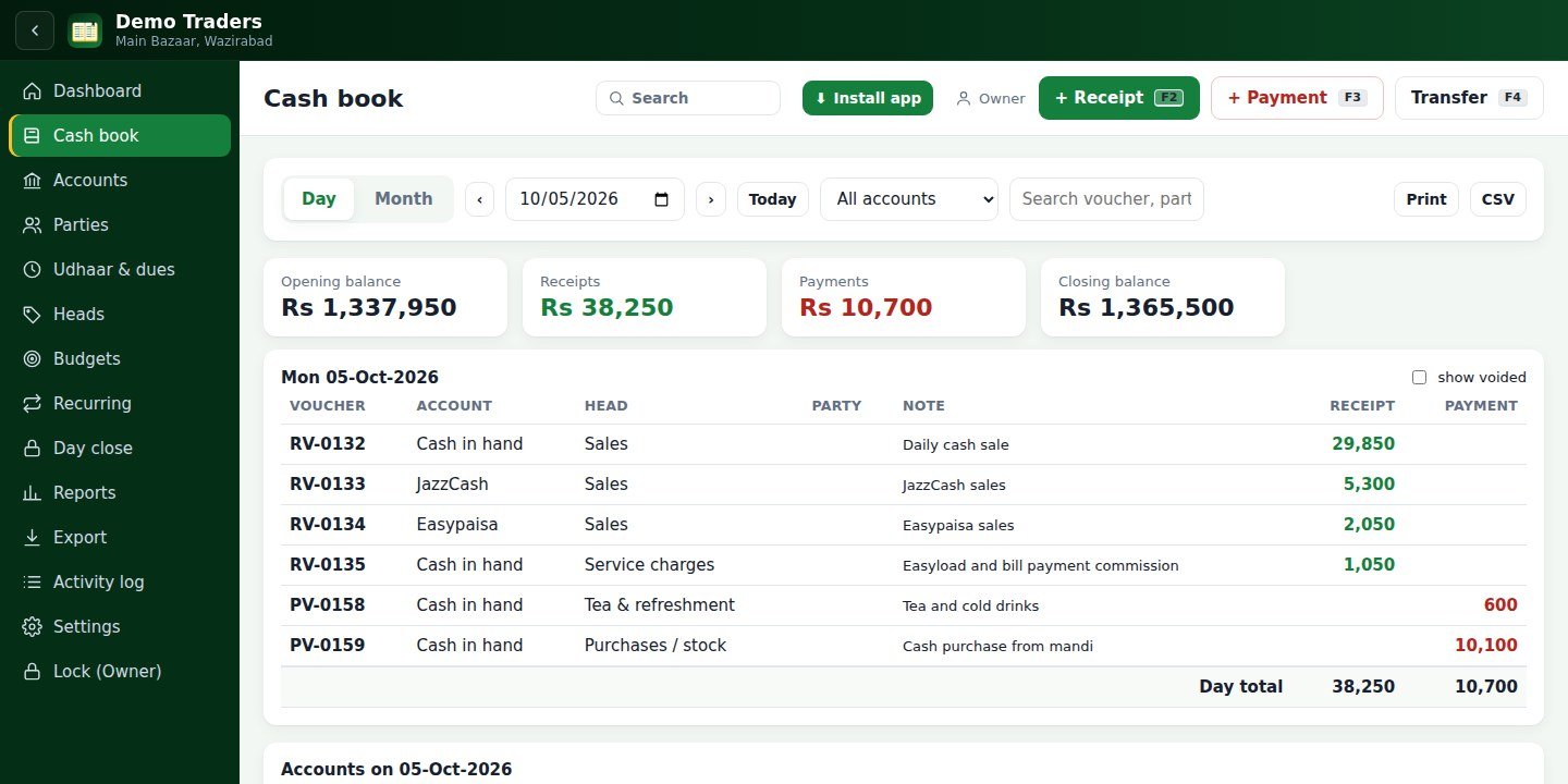 Cash book